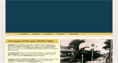 Desktop Screenshot of carriagescafe.co.uk