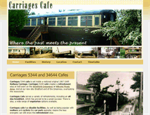 Tablet Screenshot of carriagescafe.co.uk